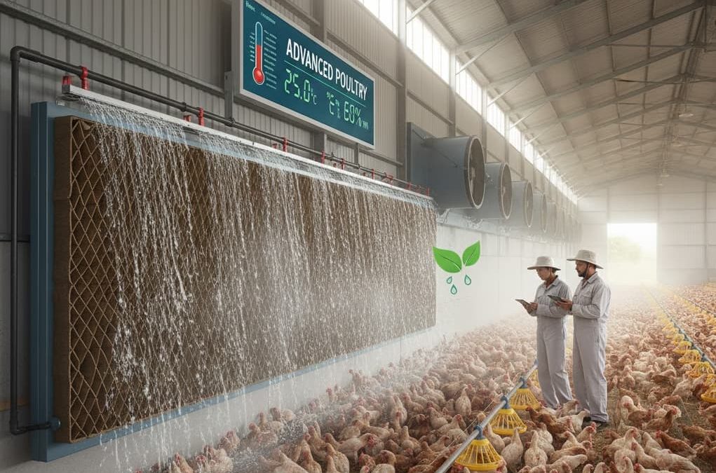 Advanced Cooling Pad Technology for Poultry Houses in Tropical Climates